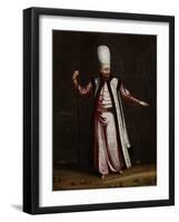 Capoudgi Bachi, Grand-Master of the Seraglio-Jean Baptiste Vanmour-Framed Art Print