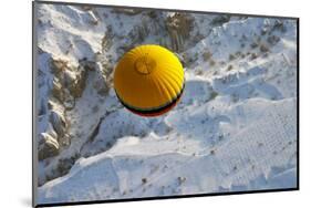 Cappadocia & Balloon-null-Mounted Art Print