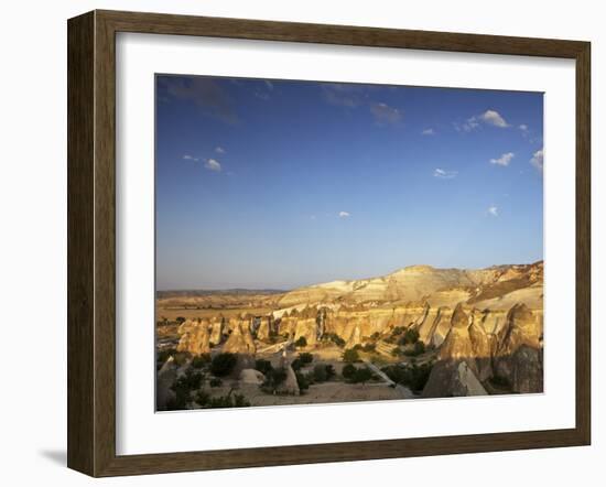 Cappadocia Landscape, Cavusin, (Pasabag), Near Zelve, Anatolia, Turkey, Asia Minor, Eurasia-Simon Montgomery-Framed Photographic Print