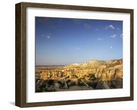 Cappadocia Landscape, Cavusin, (Pasabag), Near Zelve, Anatolia, Turkey, Asia Minor, Eurasia-Simon Montgomery-Framed Photographic Print