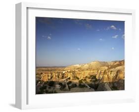 Cappadocia Landscape, Cavusin, (Pasabag), Near Zelve, Anatolia, Turkey, Asia Minor, Eurasia-Simon Montgomery-Framed Photographic Print