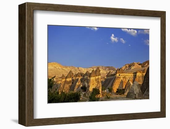 Cappadocia Landscape, Cavusin, (Pasabag), Near Zelve, Anatolia, Turkey, Asia Minor, Eurasia-Simon Montgomery-Framed Photographic Print