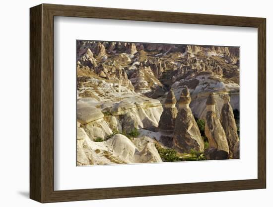 Cappadocia Landscape, Cavusin, (Pasabag), Near Zelve, Anatolia, Turkey, Asia Minor, Eurasia-Simon Montgomery-Framed Photographic Print