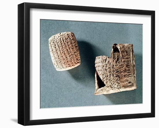 Cappadocian Letter and Envelope, from Turkey, 2000-1800 BC-Hittite-Framed Giclee Print