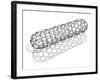 Capped Nanotube, Computer Artwork-Laguna Design-Framed Photographic Print