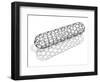 Capped Nanotube, Computer Artwork-Laguna Design-Framed Photographic Print