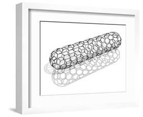 Capped Nanotube, Computer Artwork-Laguna Design-Framed Photographic Print