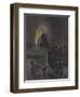 Capping a Burning Oil Well, Texas-Paul Frenzeny-Framed Giclee Print