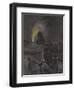 Capping a Burning Oil Well, Texas-Paul Frenzeny-Framed Giclee Print