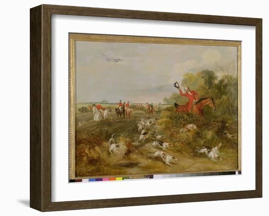 Capping on Hounds, Bachelor's Hall, 1836-Francis Calcraft Turner-Framed Giclee Print