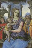 Madonna and Child with Saint Joseph and an Angel, c.1490-Capponi-Mounted Giclee Print