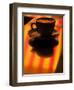 Cappuccino Reflection, Lugano, Ticino Canton, Switzerland-Walter Bibikow-Framed Premium Photographic Print