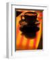 Cappuccino Reflection, Lugano, Ticino Canton, Switzerland-Walter Bibikow-Framed Premium Photographic Print