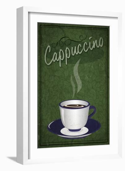 Cappuccino Sign-Lantern Press-Framed Art Print