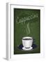 Cappuccino Sign-Lantern Press-Framed Art Print