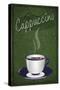 Cappuccino Sign-Lantern Press-Stretched Canvas