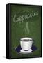 Cappuccino Sign-Lantern Press-Framed Stretched Canvas