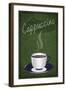 Cappuccino Sign-Lantern Press-Framed Art Print