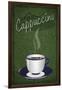 Cappuccino Sign-Lantern Press-Framed Art Print