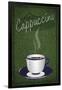 Cappuccino Sign-Lantern Press-Framed Art Print