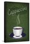 Cappuccino Sign-Lantern Press-Framed Stretched Canvas