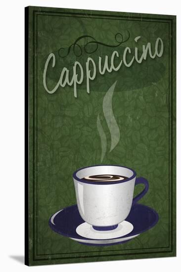 Cappuccino Sign-Lantern Press-Stretched Canvas