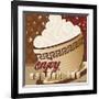 Cappuccino-P^j^ Dean-Framed Giclee Print