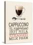 Cappucino Plain Background-Marco Fabiano-Stretched Canvas