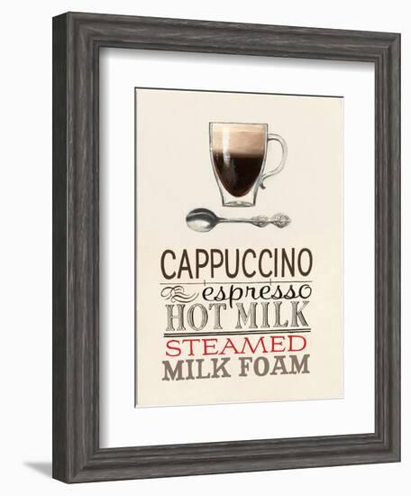 Cappucino Plain Background-Marco Fabiano-Framed Art Print