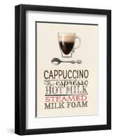 Cappucino Plain Background-Marco Fabiano-Framed Art Print