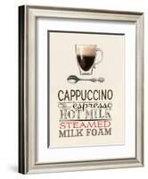 Cappucino Plain Background-Marco Fabiano-Framed Art Print