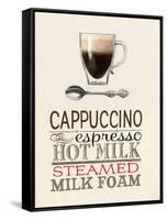 Cappucino Plain Background-Marco Fabiano-Framed Stretched Canvas