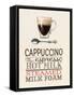 Cappucino Plain Background-Marco Fabiano-Framed Stretched Canvas