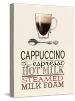 Cappucino Plain Background-Marco Fabiano-Stretched Canvas