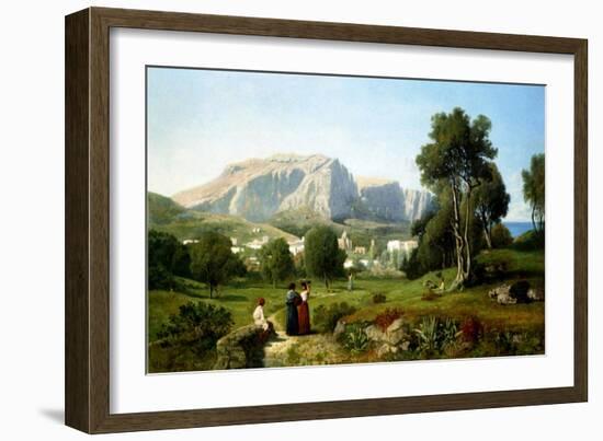 Capri, 1853-Henri-Joseph Harpignies-Framed Giclee Print