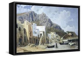 Capri, 1866-Guglielmo Ciardi-Framed Stretched Canvas