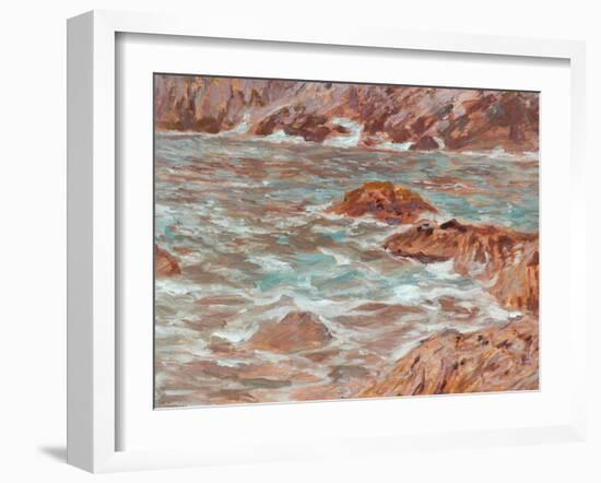 Capri and Seascape-James Charles-Framed Giclee Print