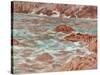 Capri and Seascape-James Charles-Stretched Canvas