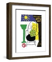 Capri Chair-Muriel Verger-Framed Art Print