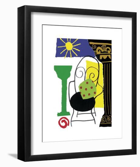 Capri Chair-Muriel Verger-Framed Art Print