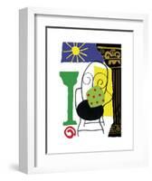 Capri Chair-Muriel Verger-Framed Art Print