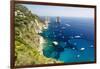 Capri Coastline at Faraglioni, Italy-George Oze-Framed Photographic Print