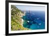 Capri Coastline at Faraglioni, Italy-George Oze-Framed Photographic Print