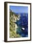 Capri Coastline with the Rocks of Faraglioni-George Oze-Framed Photographic Print