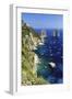 Capri Coastline with the Rocks of Faraglioni-George Oze-Framed Photographic Print