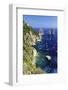 Capri Coastline with the Rocks of Faraglioni-George Oze-Framed Photographic Print