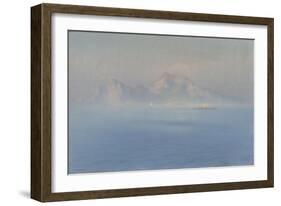 Capri, côte escarpée vue de la mer-Henry Brokman-Framed Giclee Print