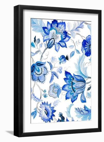 Capri Floral I-Lanie Loreth-Framed Art Print