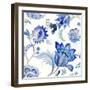 Capri Floral I-Lanie Loreth-Framed Art Print