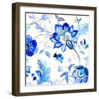 Capri Floral II-Lanie Loreth-Framed Premium Giclee Print